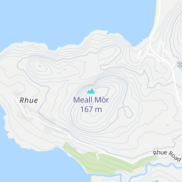 Map of Meall Mòr