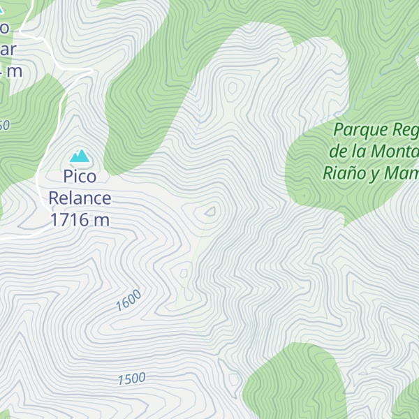 Map of Pico Majadón