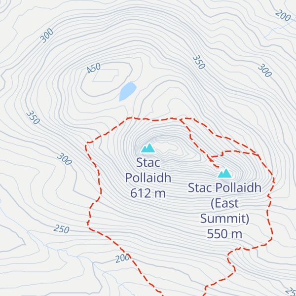 Map of Stac Pollaidh