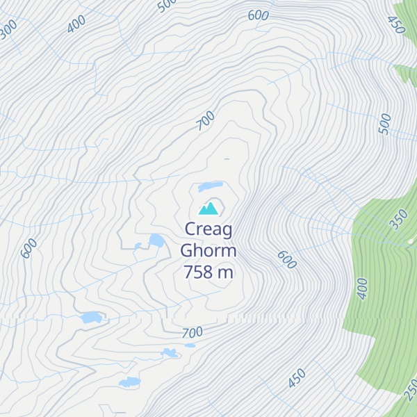 Map of Creag Ghorm