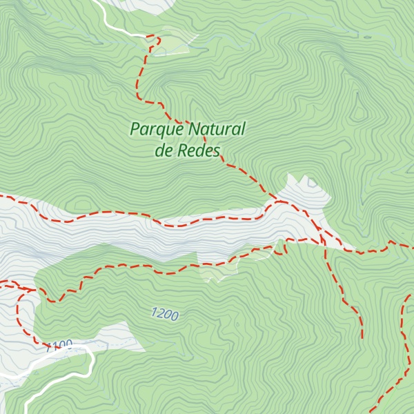 Map of Peña Lloricu