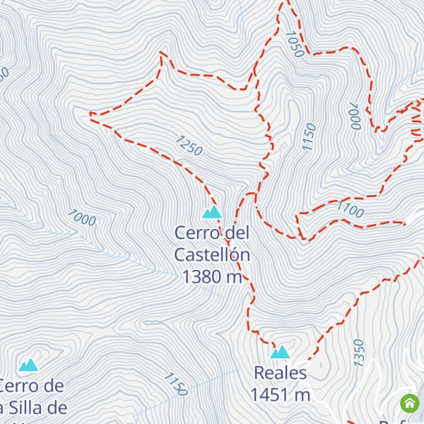 Map of Cerro del Castellón