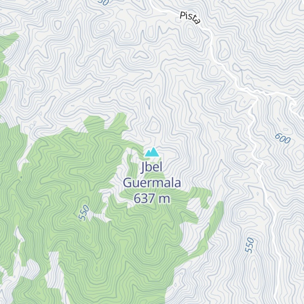 Map of Jbel Guermala