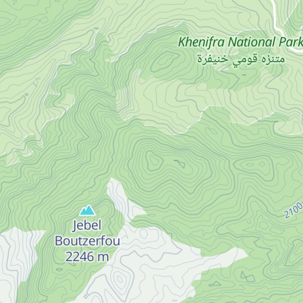 Map of Jebel Tanourdi