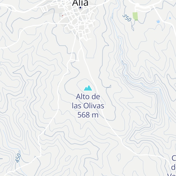 Map of Alto de las Olivas