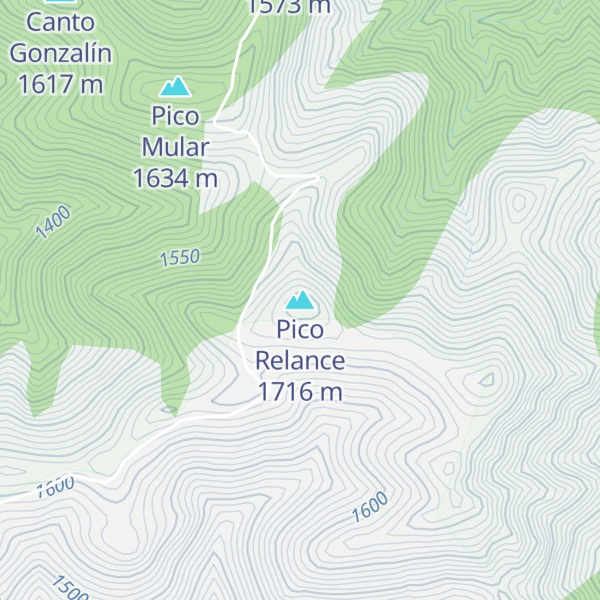 Map of Pico Relance