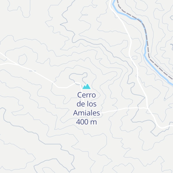 Map of Cerro de los Amiales