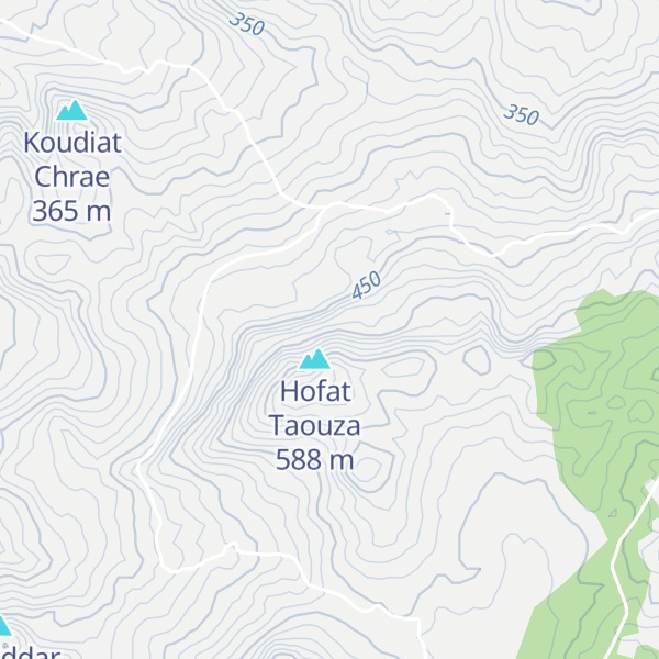 Map of Hafat El Yaqouta