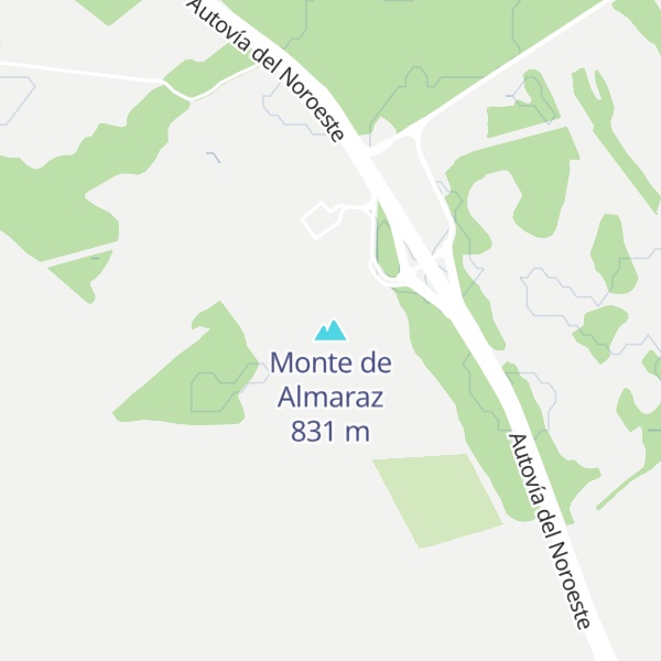 Map of Monte de Almaraz