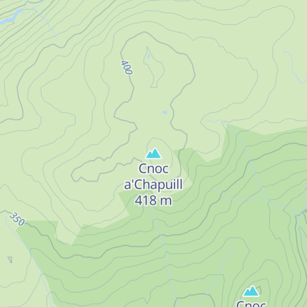 Map of Cnoc a'Chapuill