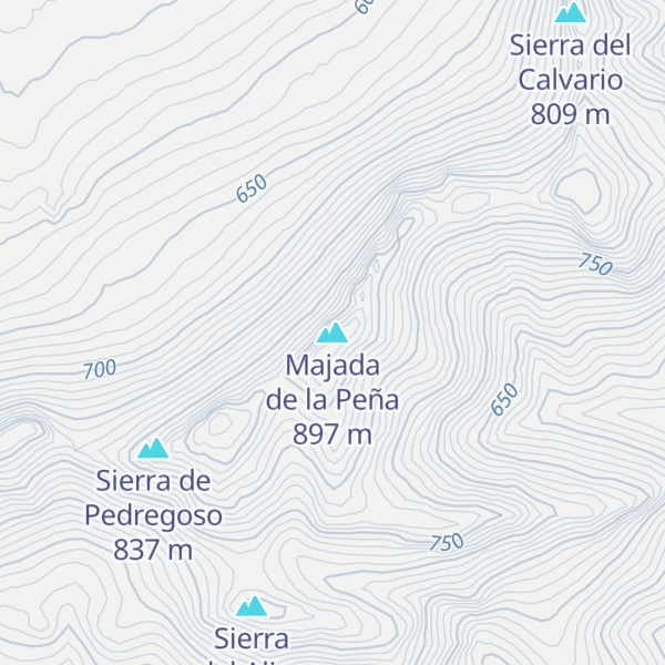 Map of Majada de la Peña