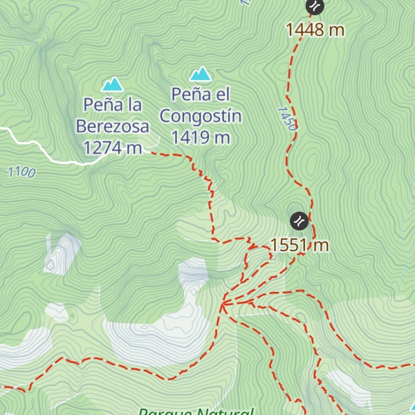 Map of Refugio de cazadores