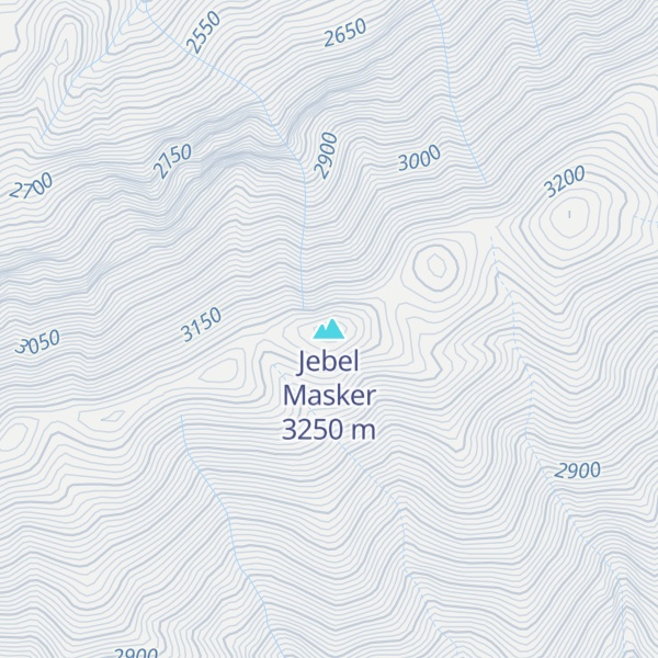 Map of Jebel Masker