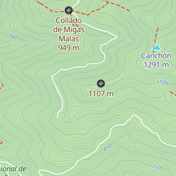 Map of Cuerda Merina
