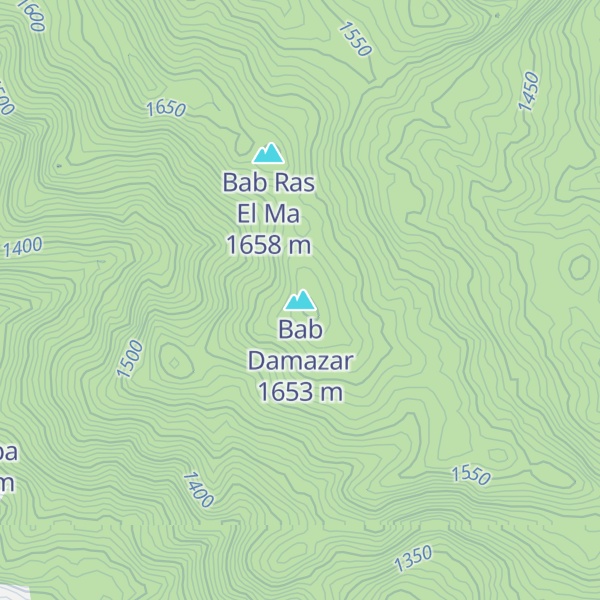 Map of Bab Damazar