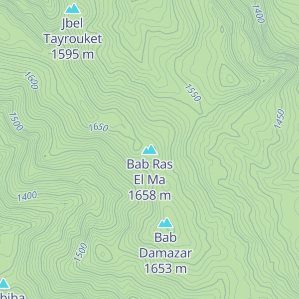 Map of Bab Ras El Ma