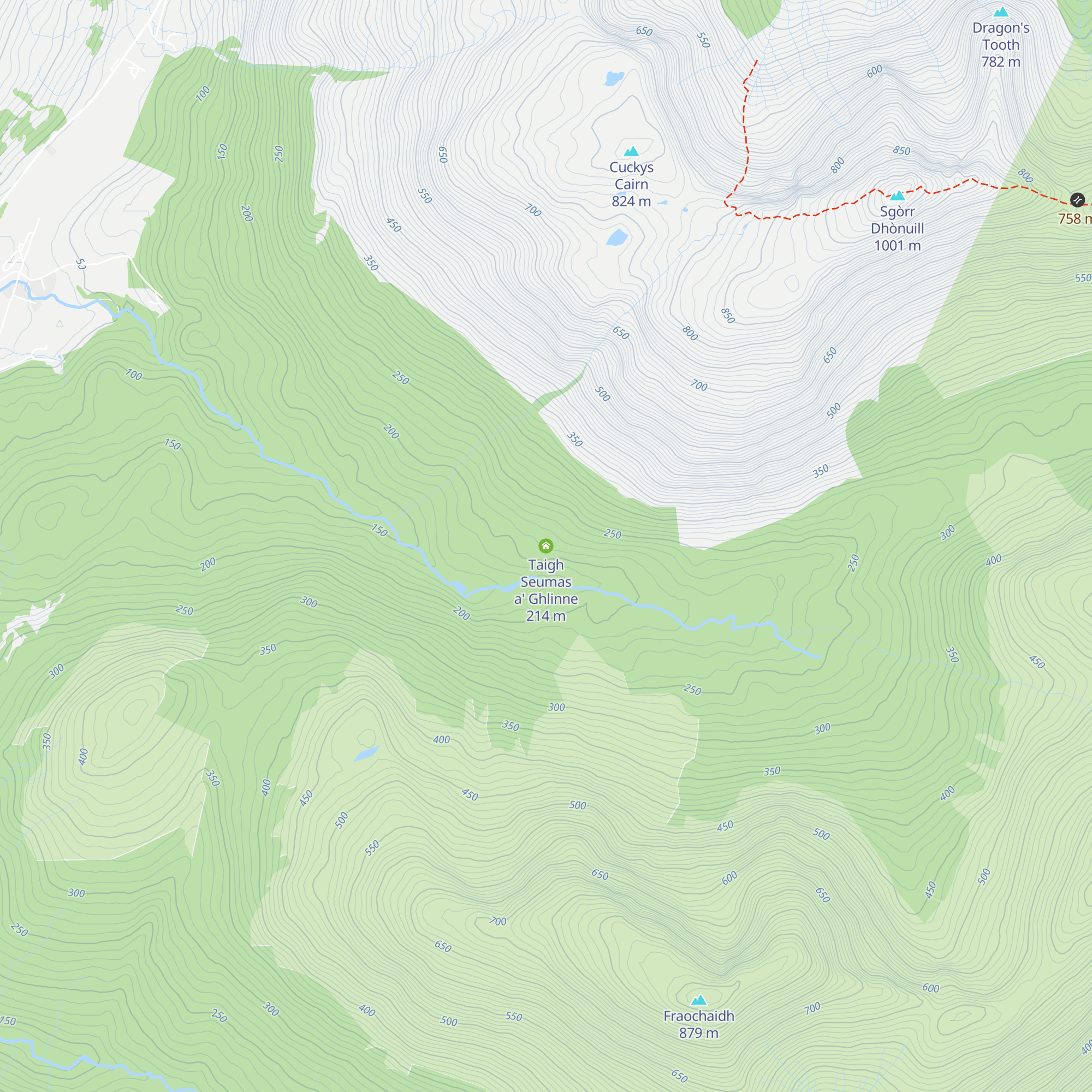 Taigh Seumas a' Ghlinne map