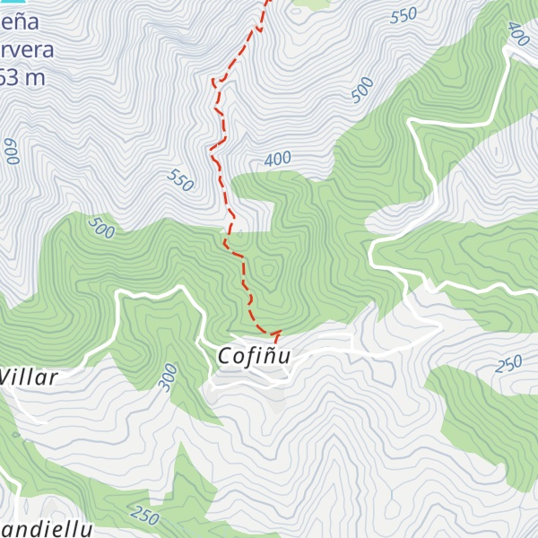 Map of Pico los Peruyales