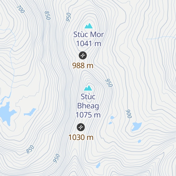 Map of Stùc Bheag