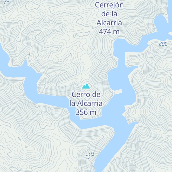 Map of Cerro de la Alcarria
