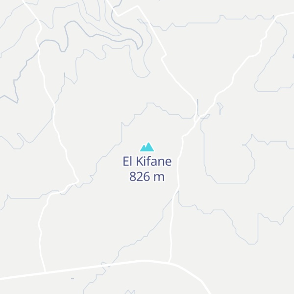 Map of El Kifane