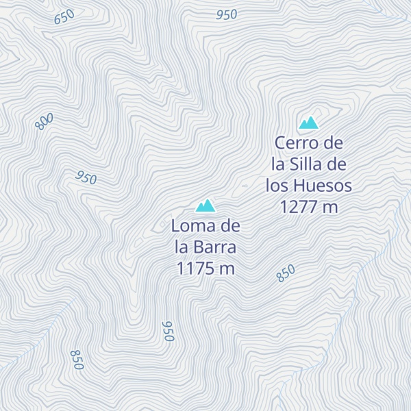 Map of Loma de la Barra