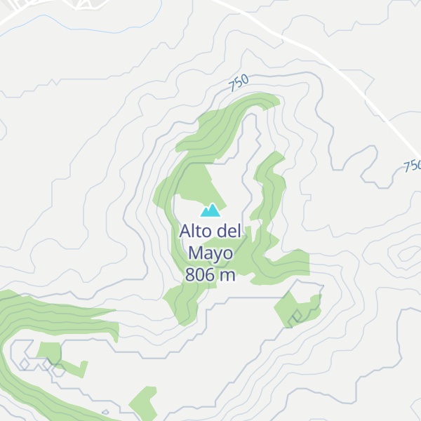 Map of Alto del Mayo