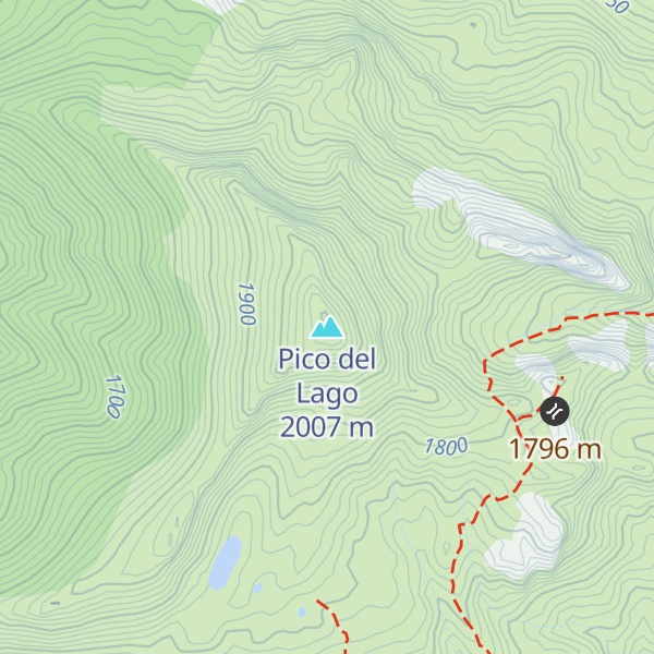 Map of Pico del Lago