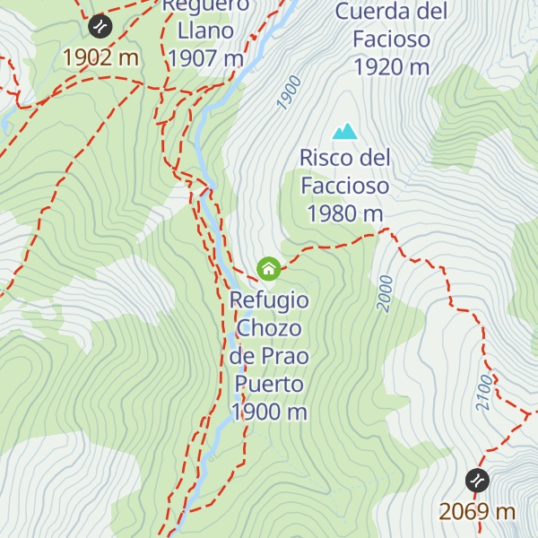 Map of Refugio Chozo de Prao Puerto