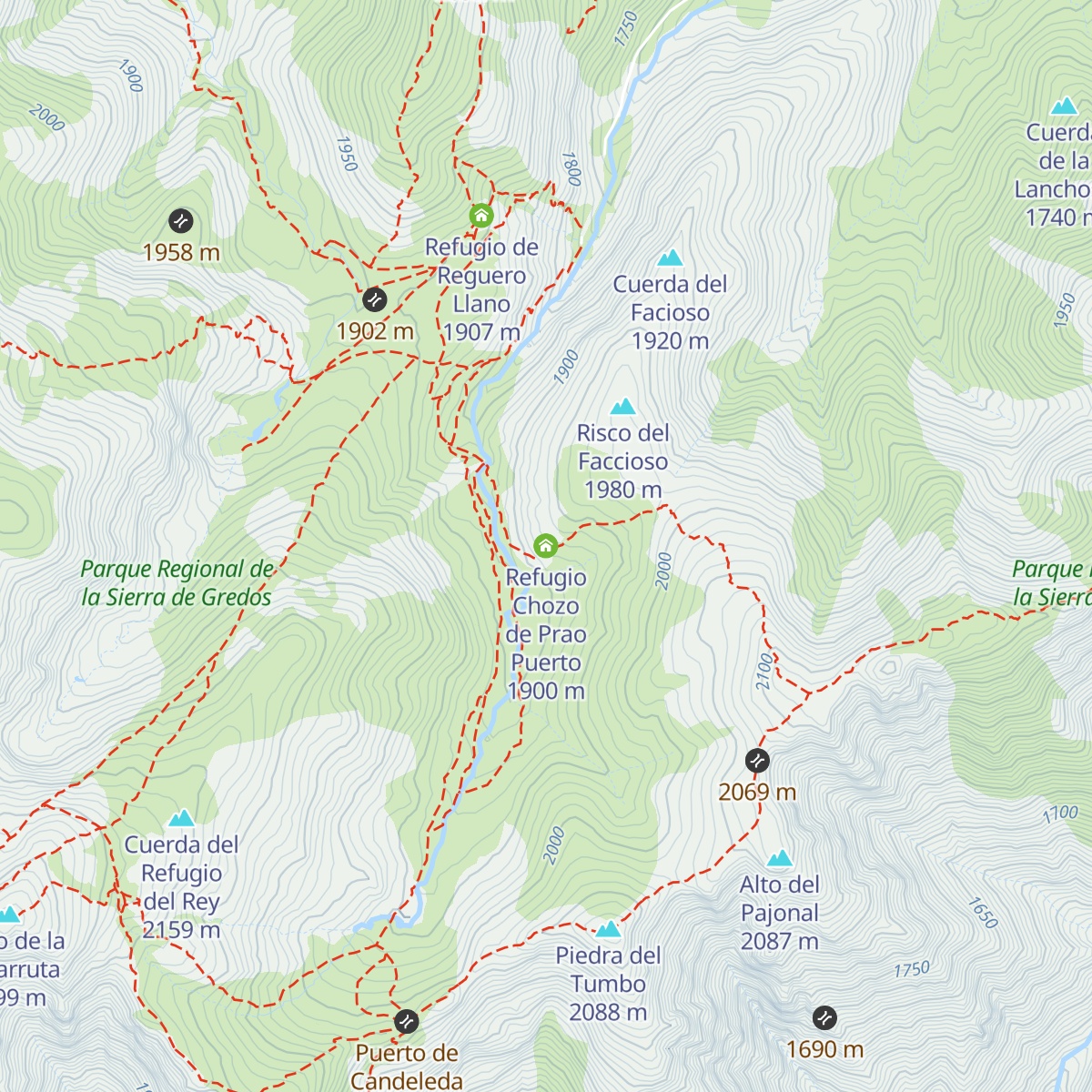 Refugio Chozo de Prao Puerto map