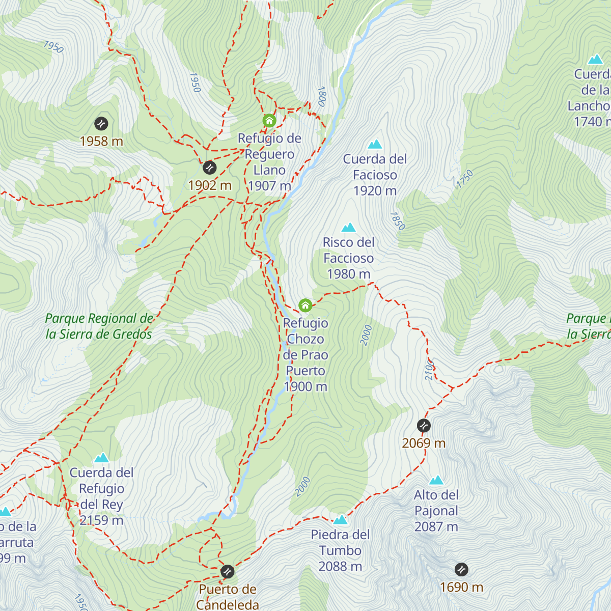 Refugio Chozo de Prao Puerto map