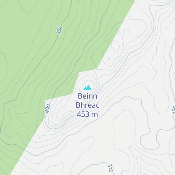 Map of Beinn Bhreac