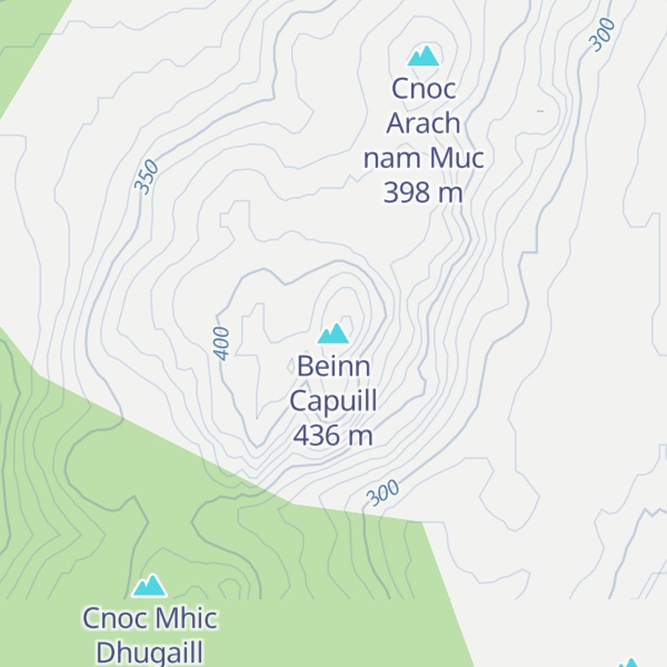 Map of Beinn Capuill