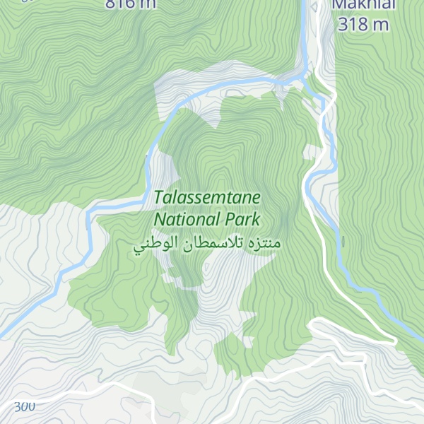 Map of Jbel Qasra