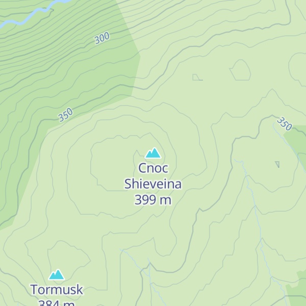 Map of Cnoc Shieveina