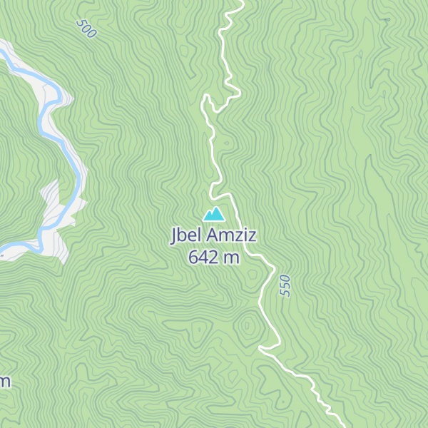 Map of Jbel Amziz