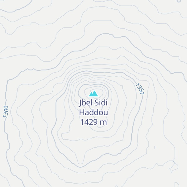 Map of Jbel Sidi Haddou