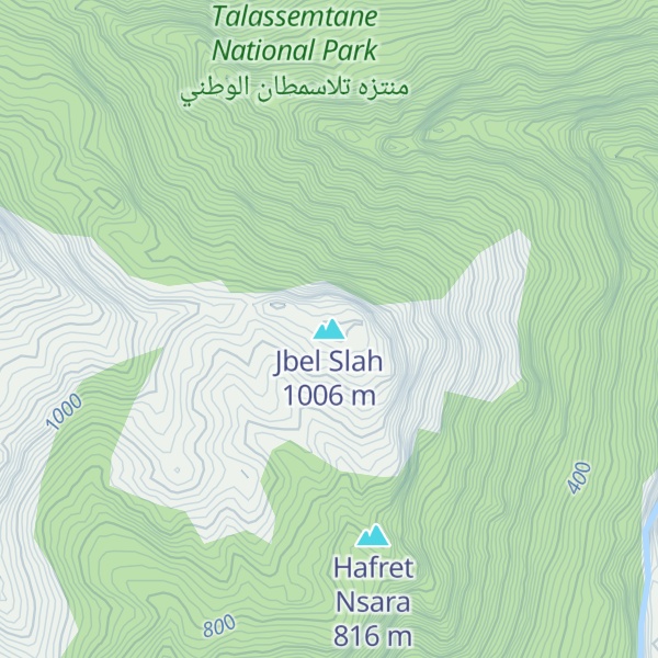 Map of Jbel Slah