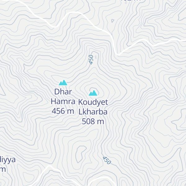 Map of Koudyet Lkharba