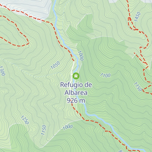 Map of Refugio de Albarea