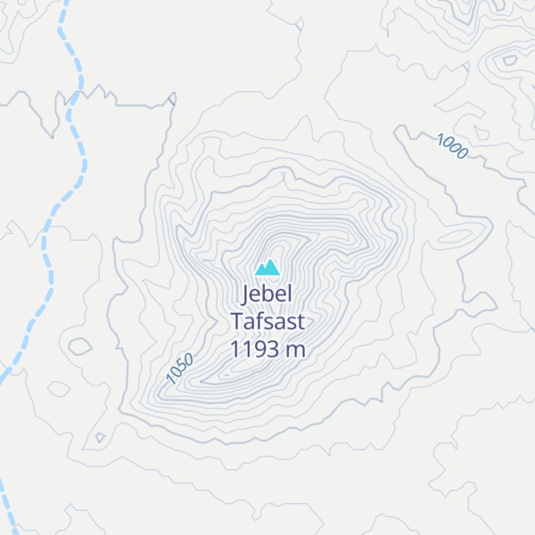 Map of Jebel Tafsast