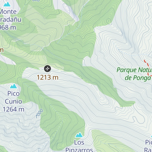 Map of Porrón de Fonticielles