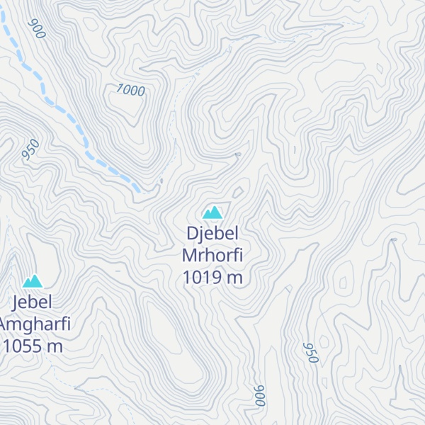 Map of Djebel Mrhorfi