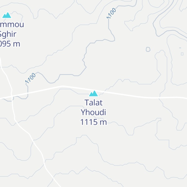 Map of Talat Yhoudi