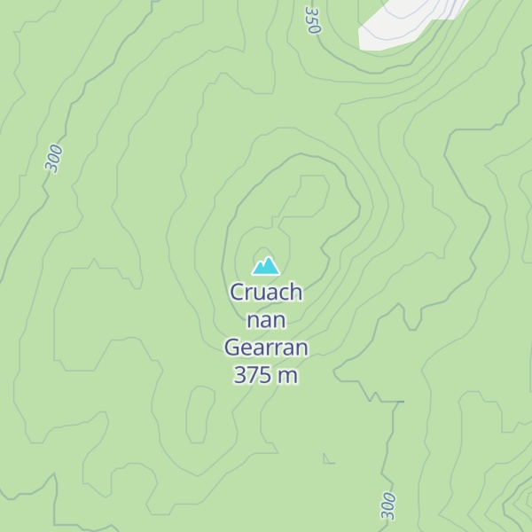 Map of Cruach nan Gearran