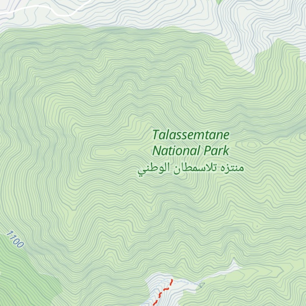 Map of Jebel el-Kelaâ