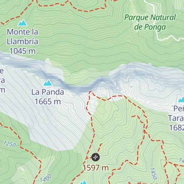 Map of La Llambria o Alto los Foyos
