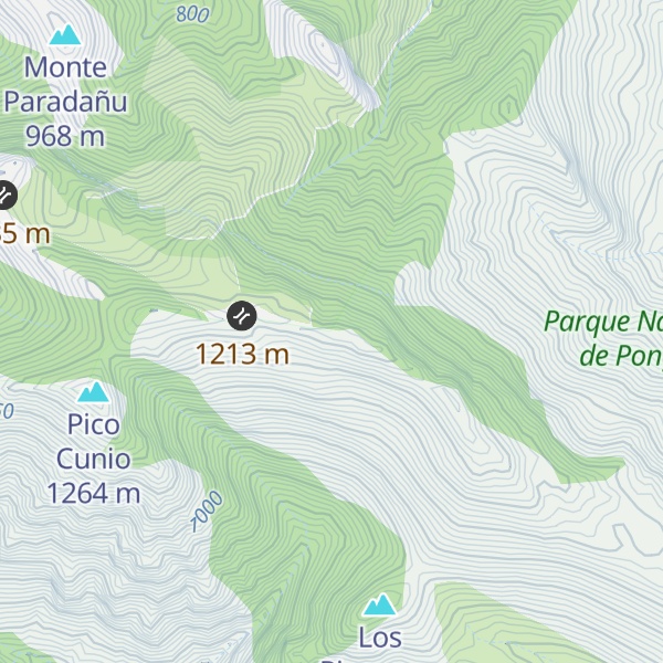 Map of Monte Vallampu