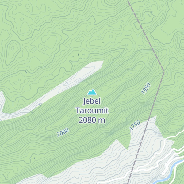 Map of Jebel Taroumit