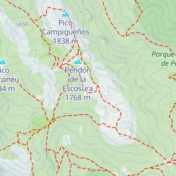 Map of Altu los Fuegos